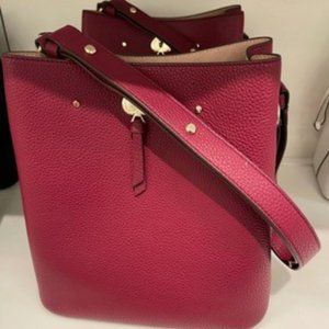Kate Spade Pebbled Leather Bucket Shoulder bag